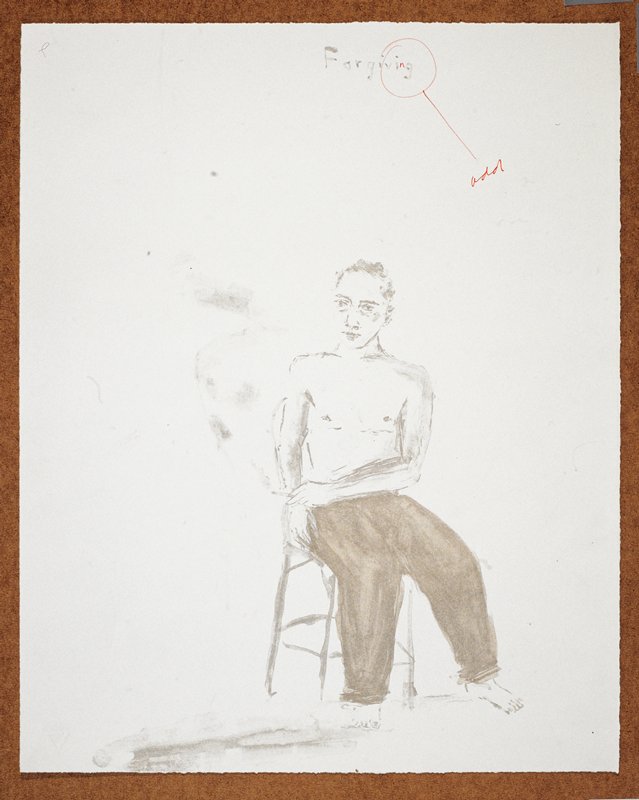Study for Forgiving, from the Portfolio Lilacs and Smoke, Nicolas Africano, 1987–90