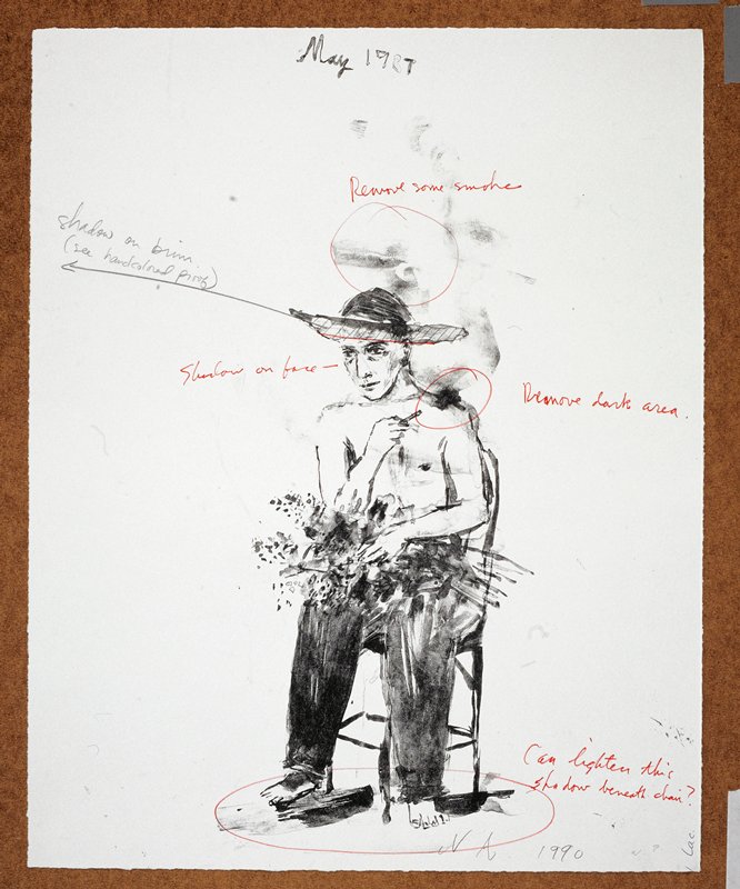 Study for May 1987, from the Portfolio Lilacs and Smoke, Nicolas Africano, 1987–90