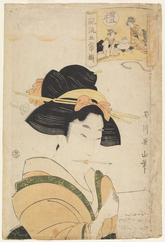 Manner, Kikukawa Eizan, c. 1810–1829