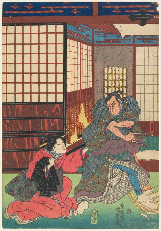 Act 9, Utagawa Kunisada, c. 1834