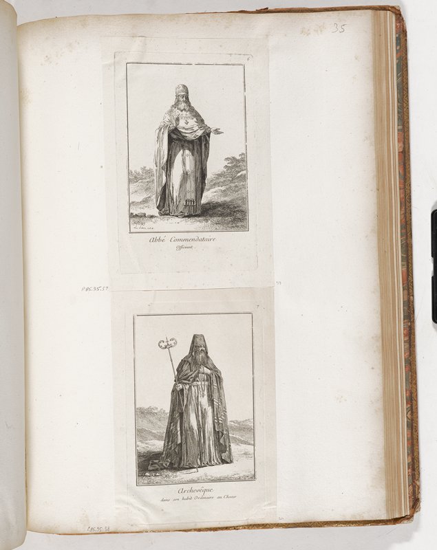 Abbot Commandataire Officiating, Jean-Baptiste Le Prince, 1764