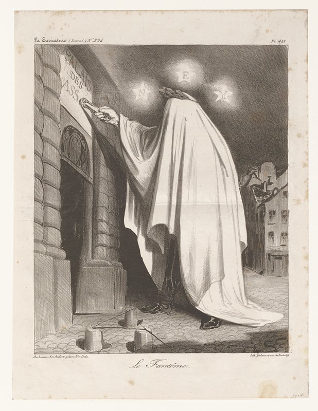 Le Fantôme  (from La Caricature)