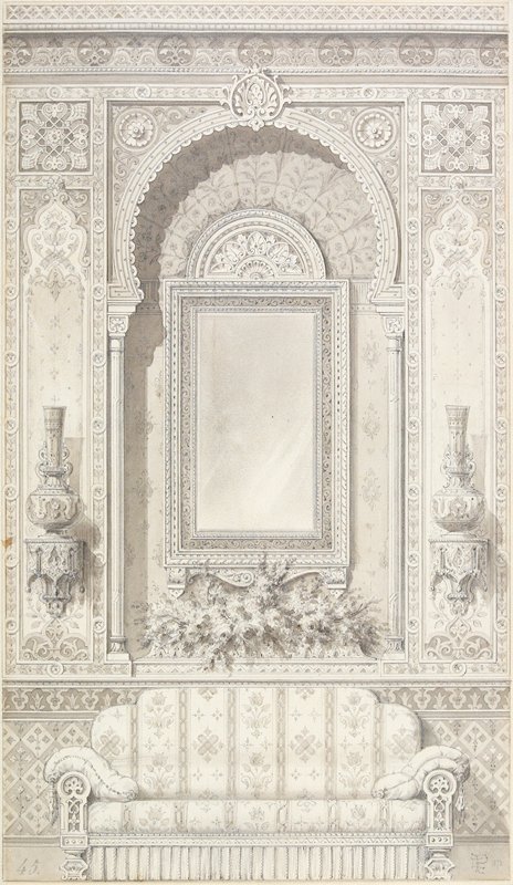 Untitled, from L'Architecture, la Decoration et L'Ameublement, Alexander Eugène Prignot, 1878