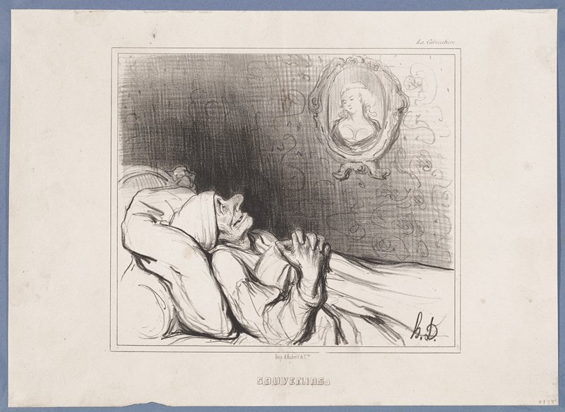 Souvenirs., from La Caricature Provisoire
