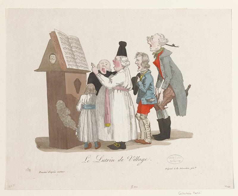 Le Lutrin de Village, c. 1770–75