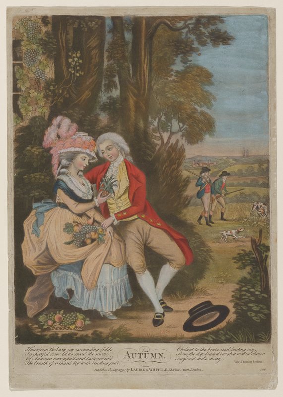 Autumn, No. 208, from Series of Seasons, Vide Thomsons Seasons, England 16th century, May 12, 1794