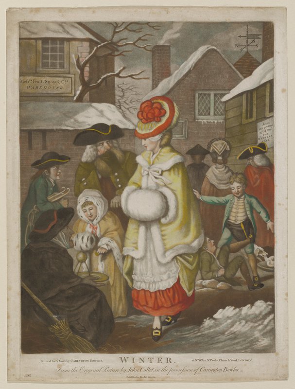 Winter, after John Collet, late 18th century