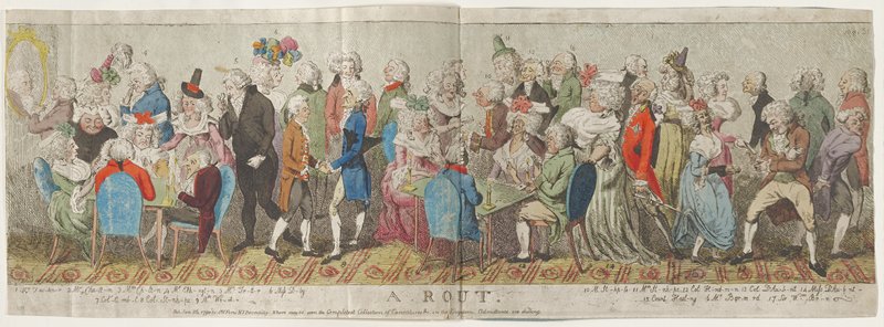A Rout, Isaac Cruikshank, February 26, 1790