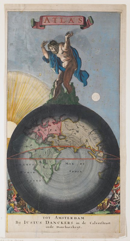 Frontispiece, from Atlas, Justus Danckerts, 1662