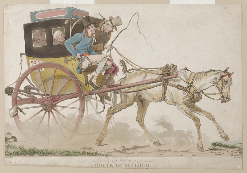 Route De St. Cloud, Louis-Philibert Debucourt, 1816