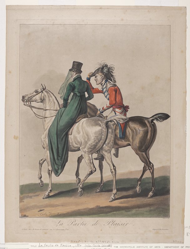 La Partie de Plaisir, Louis-Philibert Debucourt, 19th century