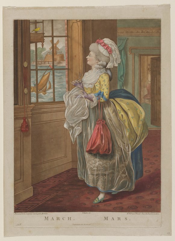 March, from The Twelve Months, Robert Dighton, late 18th century