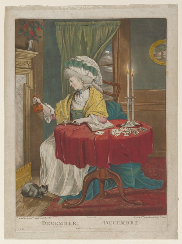 December, from The Twelve Months, Robert Dighton, late 18th century