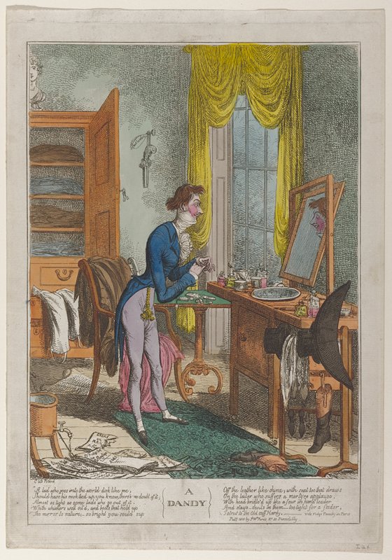 A Dandy, S. W. Fores, No. 50 Piccadilly, 1818
