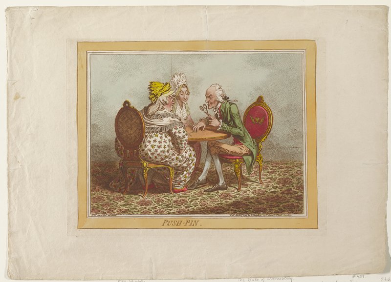 Push-Pin, James Gillray, April 17, 1797