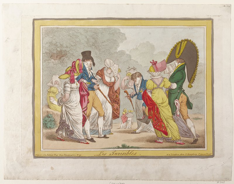 Les Invisibles, James Gillray, 1810