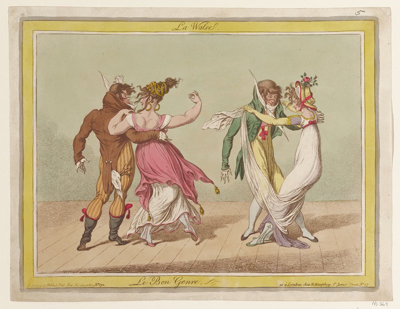 La Walse, James Gillray, 1810