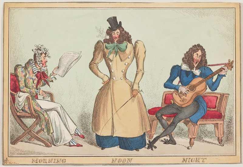 Morning, Noon, Night, William Heath, 1829