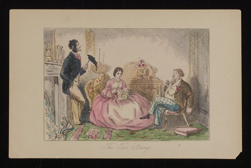 The Two Strings, John Leech, 1854