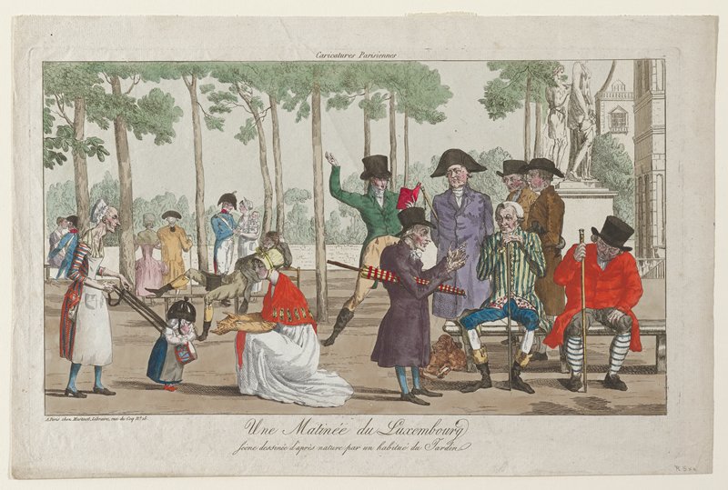 Une Matinee du Luxembourg, Martinet Publishing Family, c. 1821