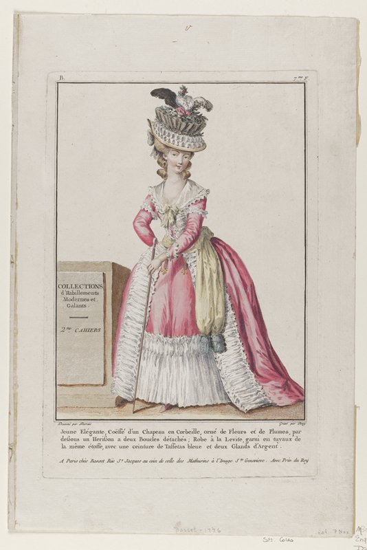 Jeune Elegante..., from Collection d'Habillements Modernes et Galants, Jeanne Deny, 1776