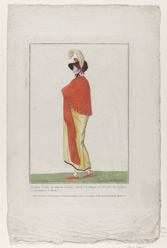 La jeune Licoris..., from Costume Francais, Basset, 18th century