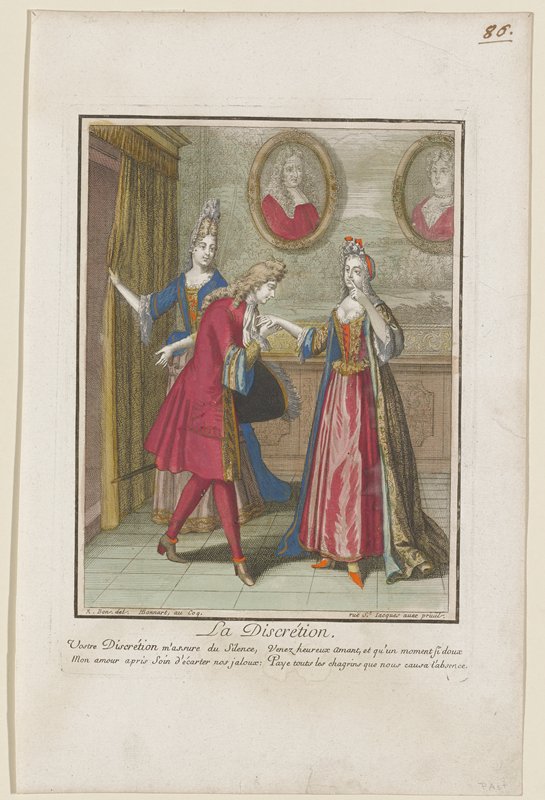 La Discretion, from The Virtues, Robert Bonnart, after 1678