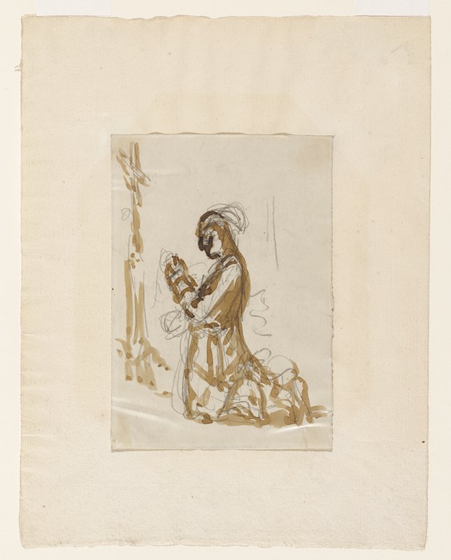 Kneeling Figure, Maximilien Luce, 19th-20th century