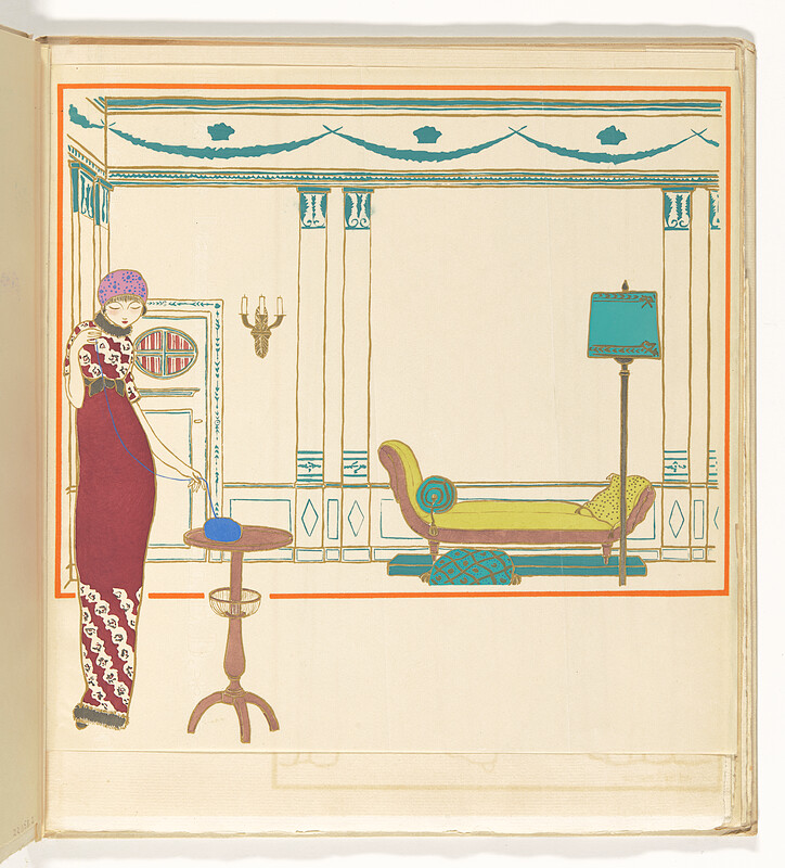Plate from Les Choses de Paul Poiret Vues par Georges Lepape, Georges Lepape, 1911