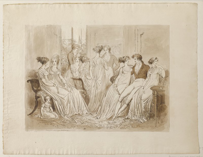 Plate of Style, Henry Moses, 1804