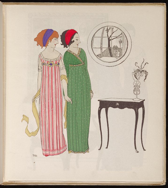 Fashion Plate, from Les Robes de Paul Poiret, Paul Poiret, 1908