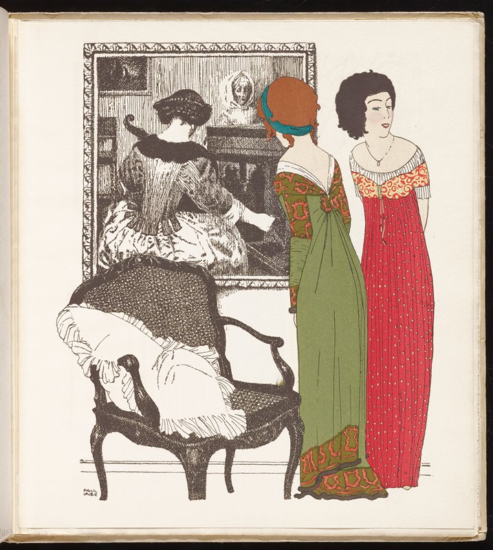 Fashion Plate, from Les Robes de Paul Poiret, Paul Poiret, 1908