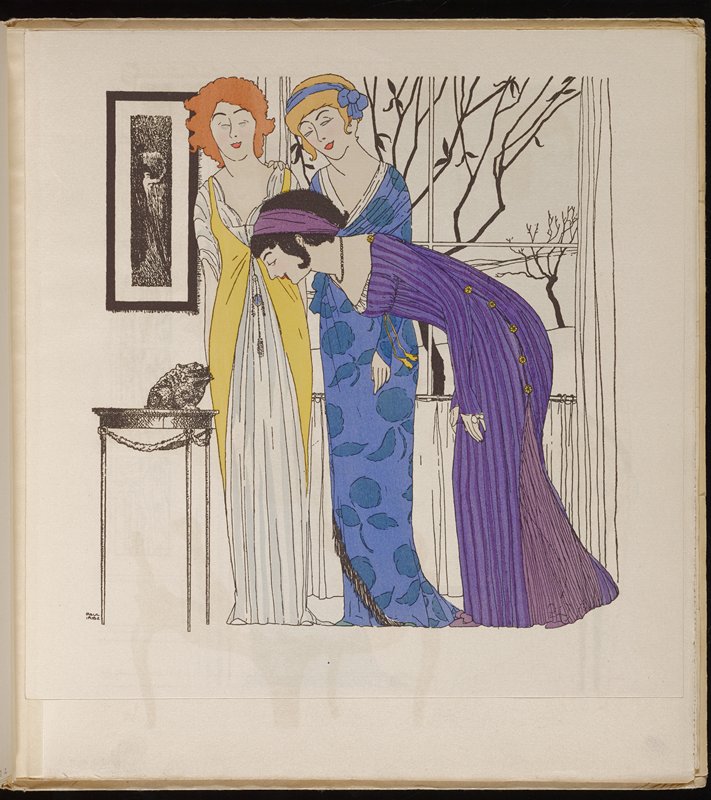Fashion Plate, from Les Robes de Paul Poiret, Paul Poiret, 1908