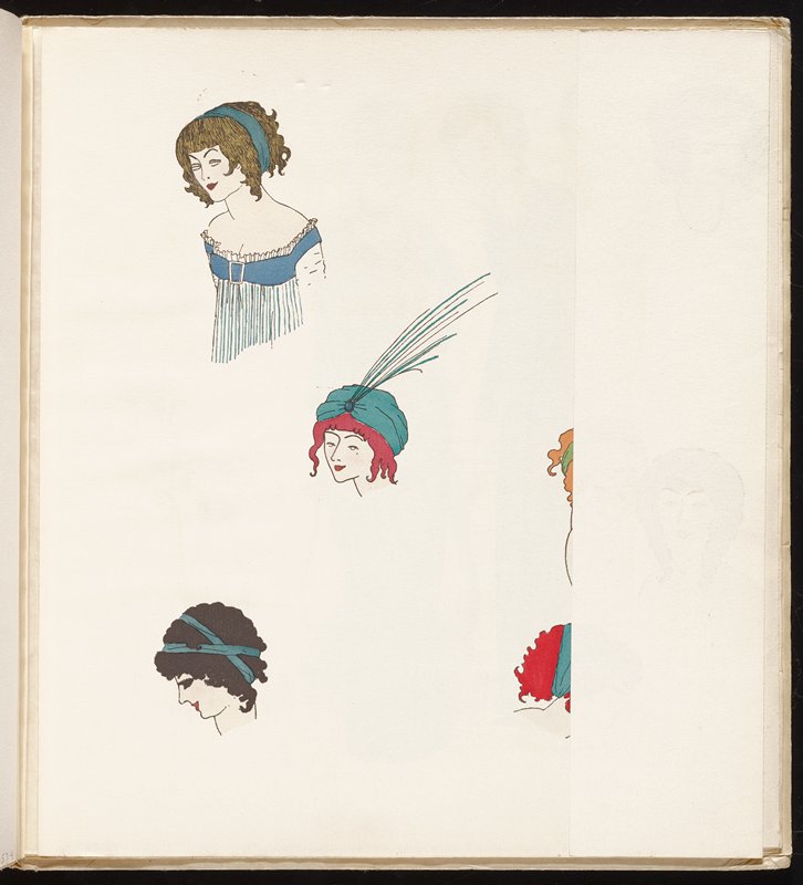 Fashion Plate, from Les Robes de Paul Poiret, Paul Poiret, 1908