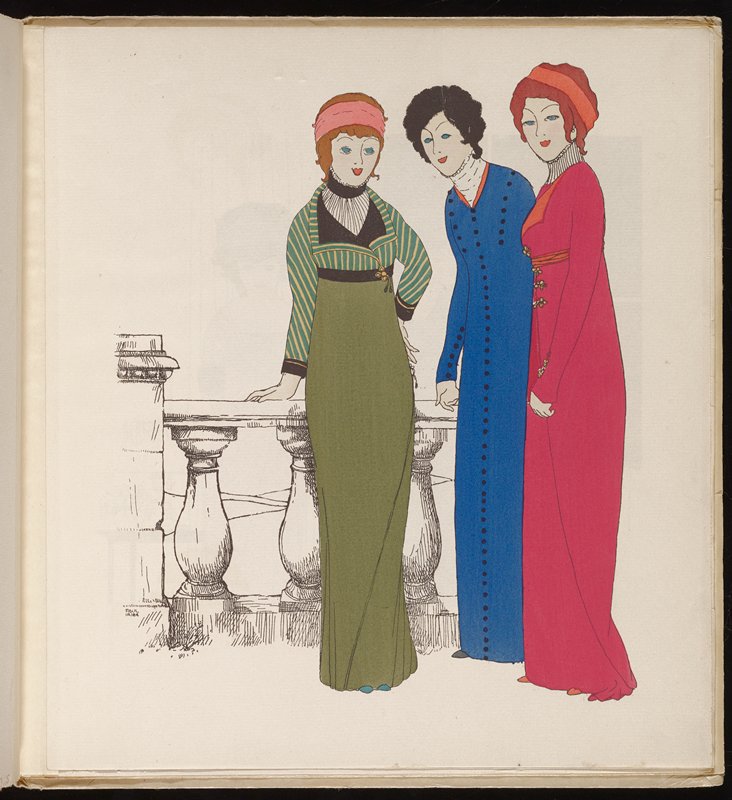Plate from Les Robes de Paul Poiret, Paul Poiret, 1908