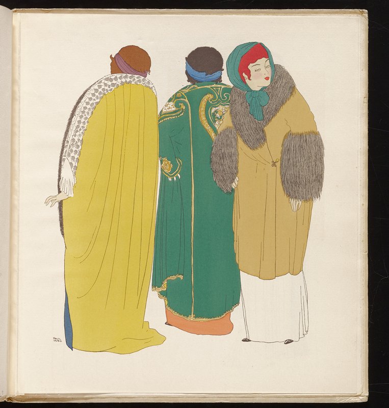 Fashion Plate, from Les Robes de Paul Poiret, Paul Poiret, 1908