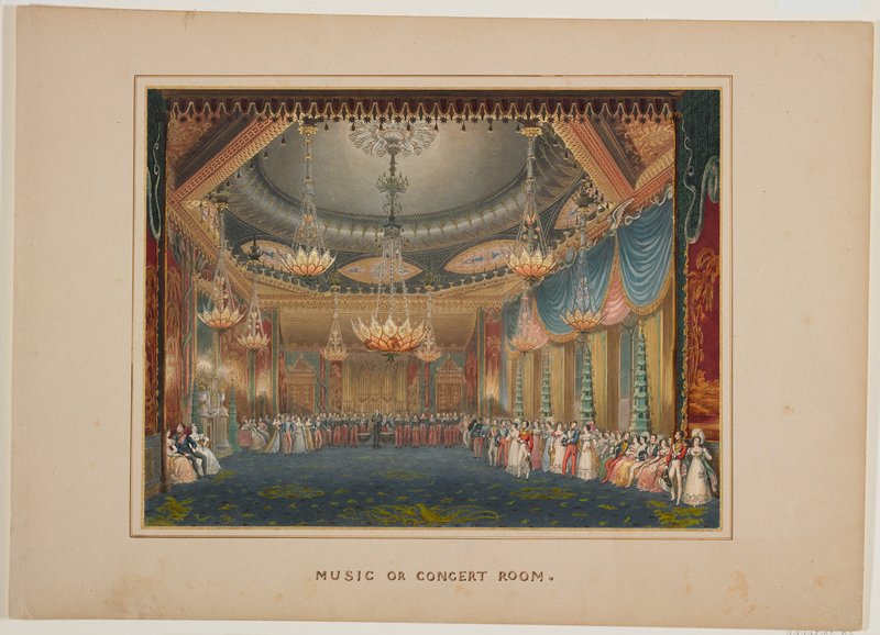 Music or Concert Room, John Nash, 1820–24
