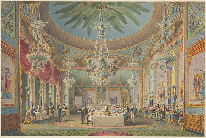 Banquet Room, John Nash, 1820–24