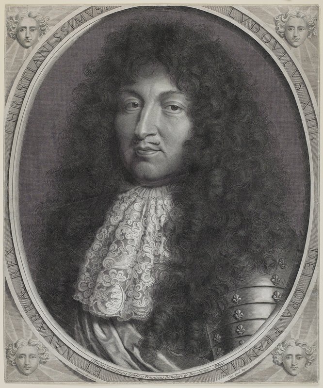 Louis XIV, Robert Nanteuil, c. 1676