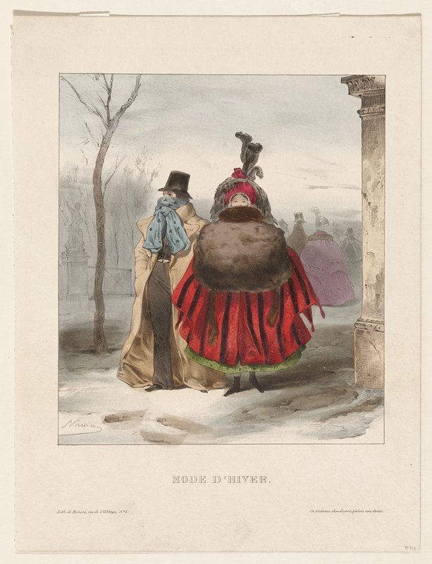 Mode d'hiver, Numa, 1832