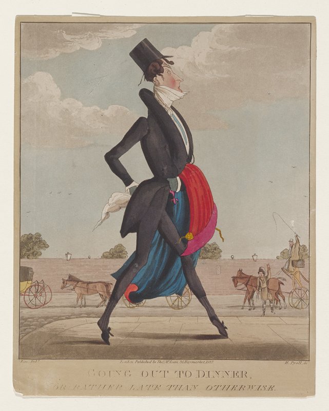 Going Out to Dinner, or Rather Late than Otherwise, Ego ?, 1827