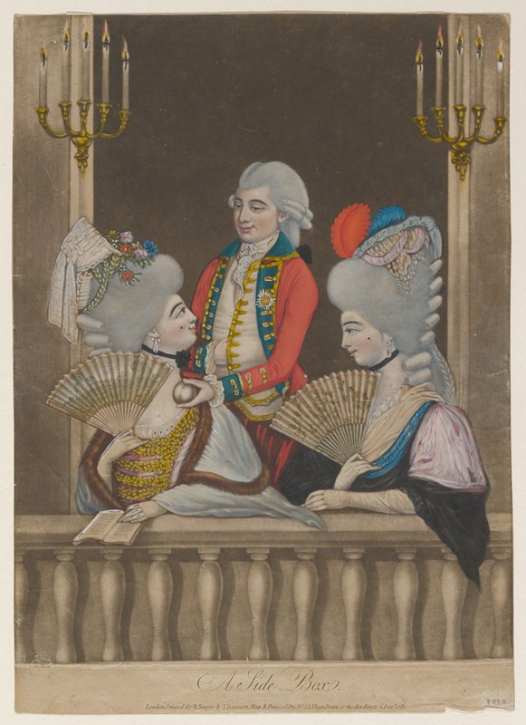 A Side Box, Sayer & Bennett, Publishers, December 6, 1781