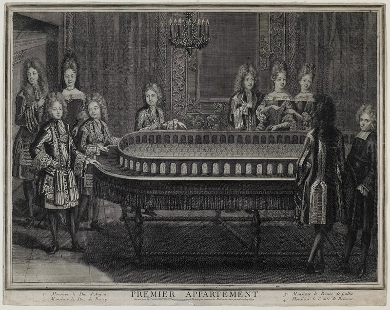First Apartment at Versailles, Antoine Trouvain, 1694