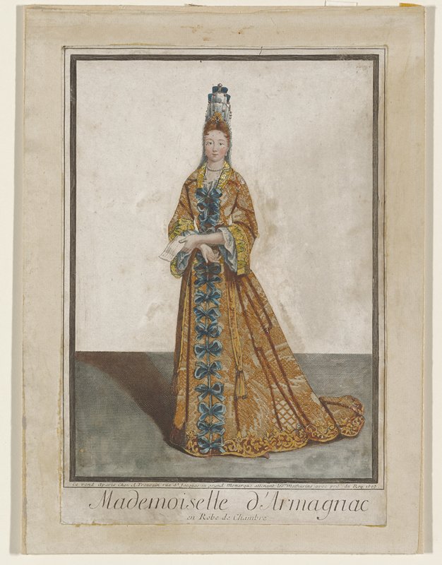 Mademoiselle D'Armagnac, Antoine Trouvain, 1695