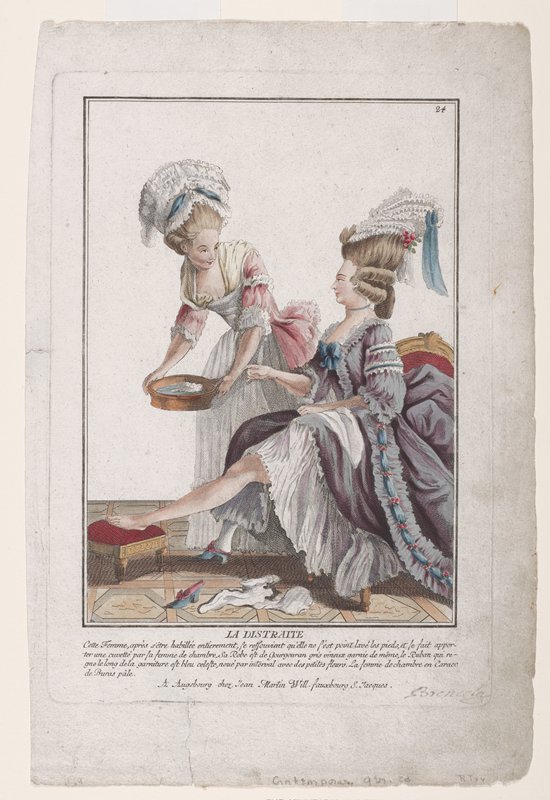 La Distraite, 18th century