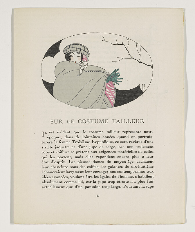 Plate No. 2, from Gazette Du Bon Ton, Lucien Vogel, February 1914