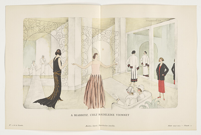 Plate No. 2, from Gazette Du Bon Ton, Lucien Vogel, 1924–25