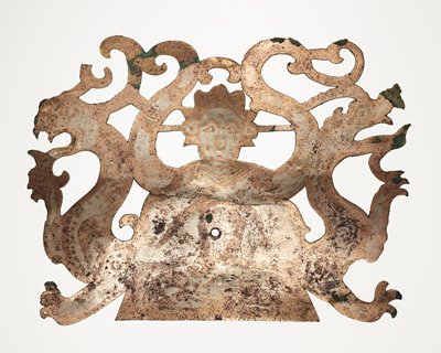 Dokumentasi “Plaque in the form of Xiwangmu, Queen Mother of the West”; Gilt bronze. Minneapolis Institute of Art.