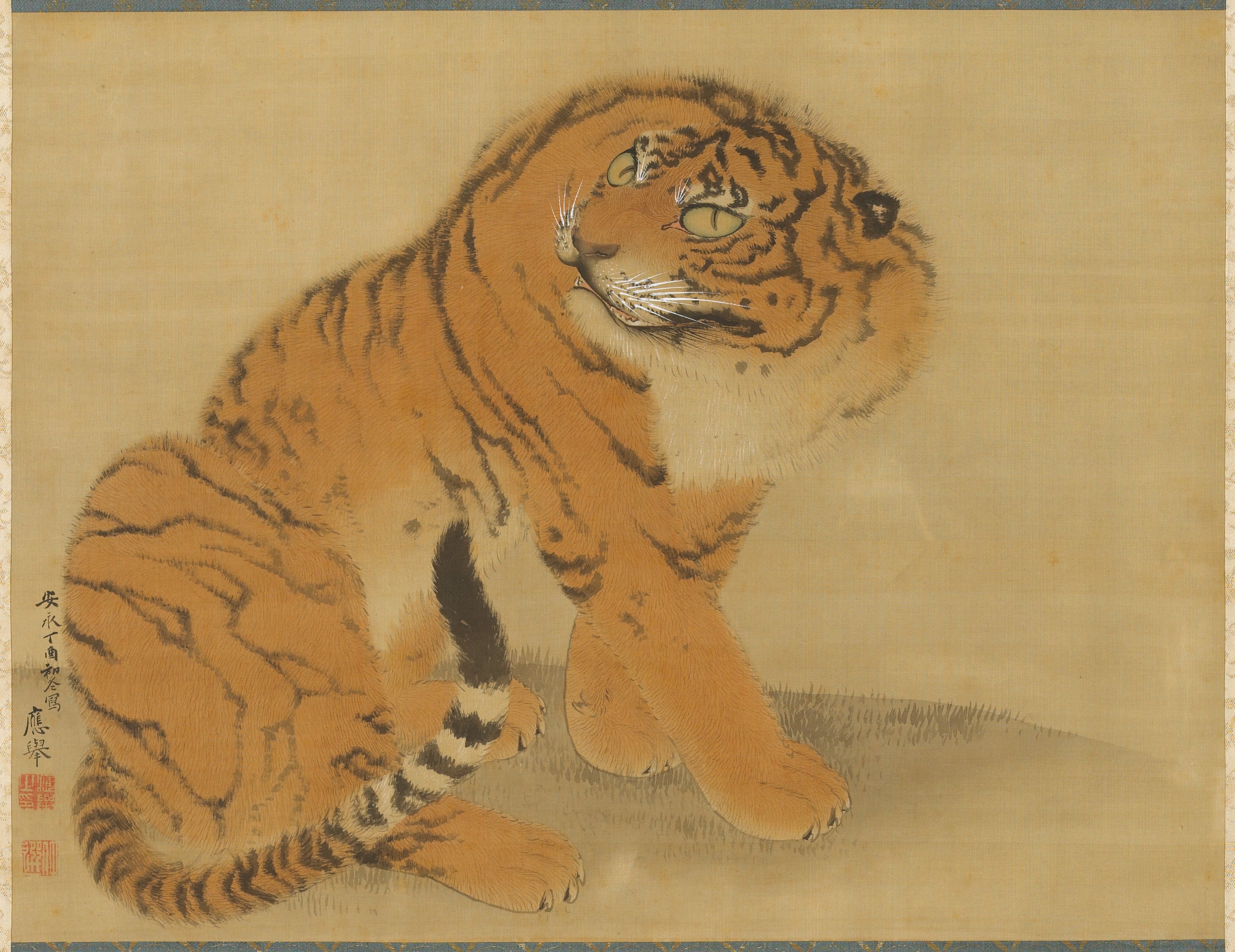 Sitting Tiger, Maruyama Ōkyo | Mia