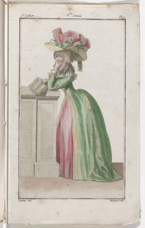 Magasin des Modes Nouvelles, Seconde Année, Premier Cahier, 20 Novembre 1786, A.B. Duhamel, November 20, 1786